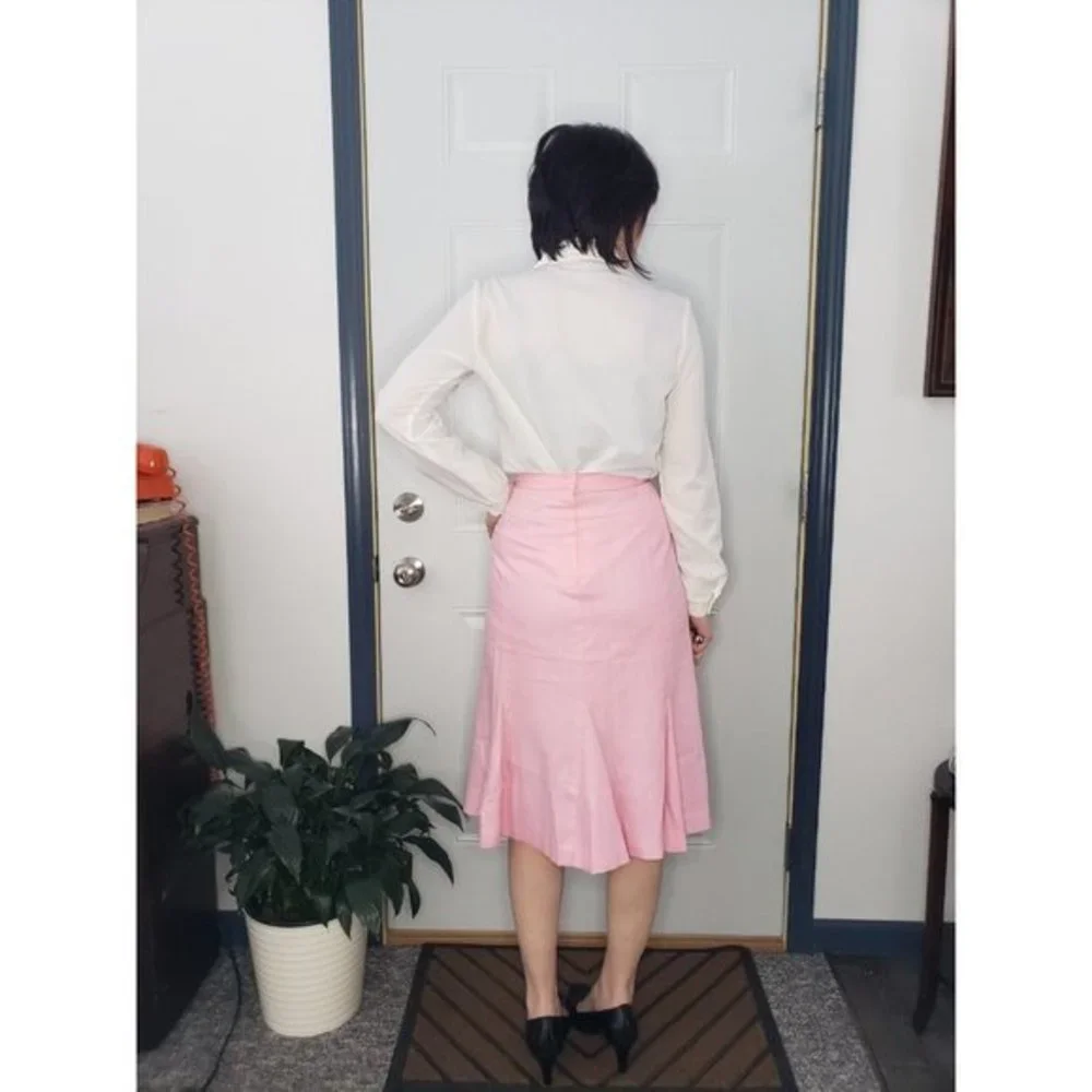 Vintage‎ 70s(?) Homemade Pink Skirt and Blazer